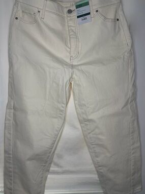Terra & Sky Cream Straight Leg Pants